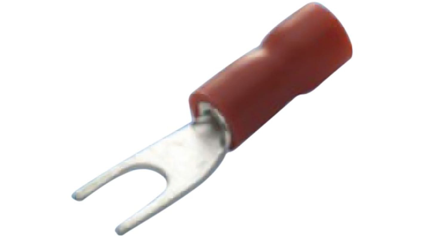 Spade terminal red 3.2mm