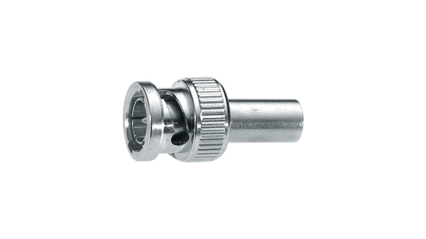 Connettore coassiale Ad angolo diritto Huber+Suhner, Maschio, Montaggio su cavo, IDC