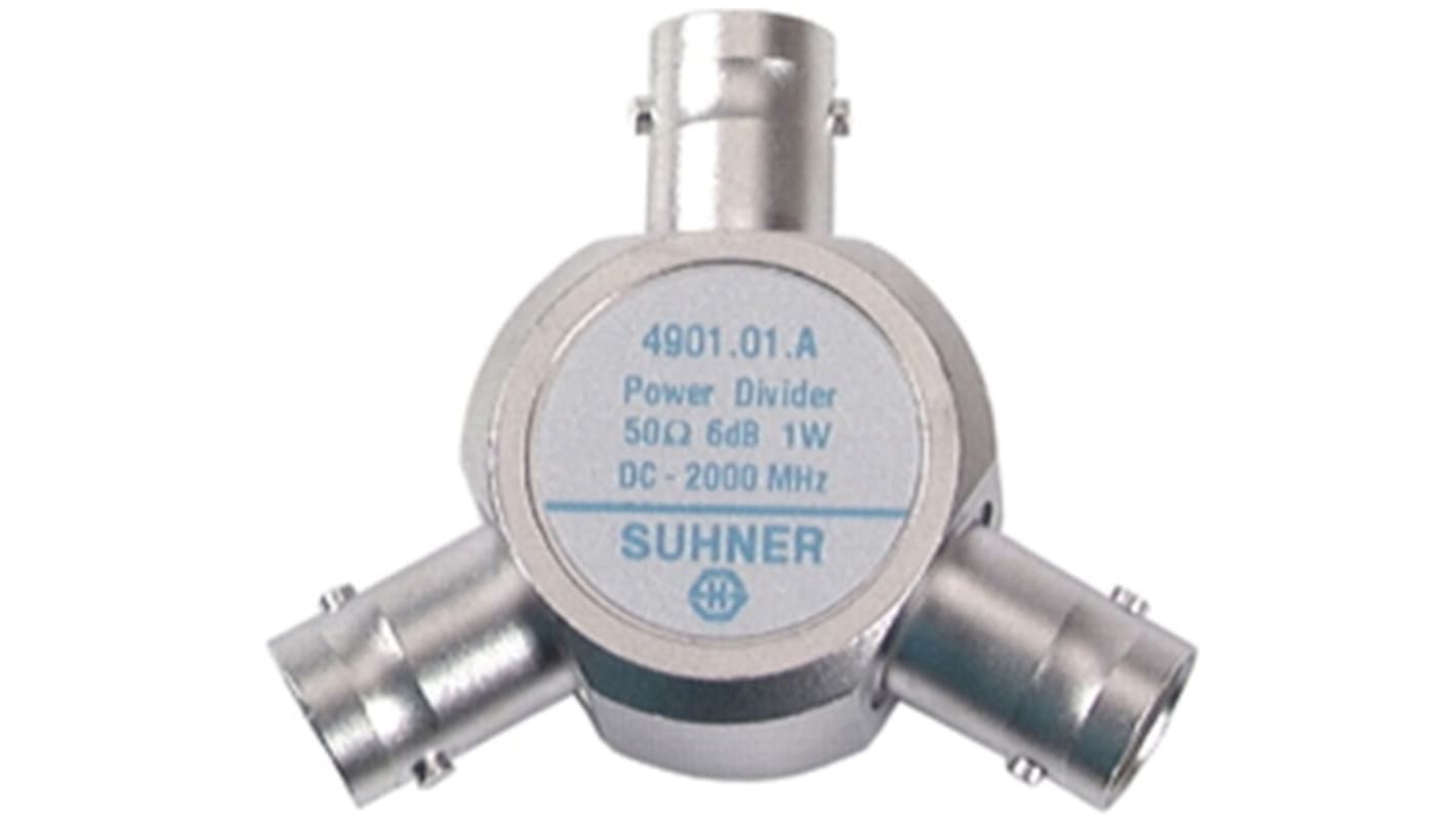 Huber+Suhner RF Power Divider, 2-Port, 3GHz Max