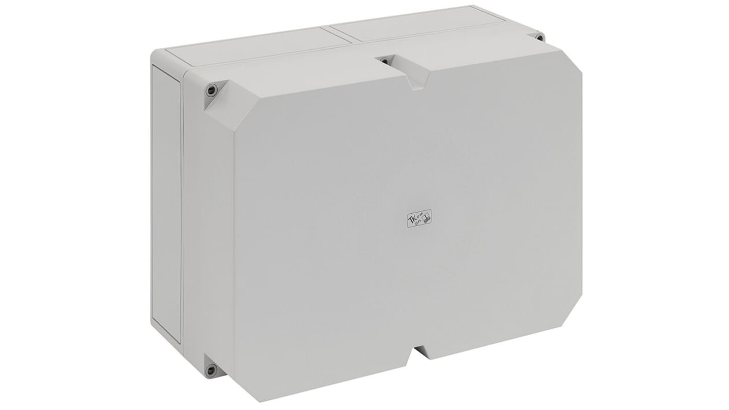 Spelsberg TK PS Series Grey Polystyrene General Purpose Enclosure, IP66, IK07, Grey Lid, 165 x 361 x 254mm