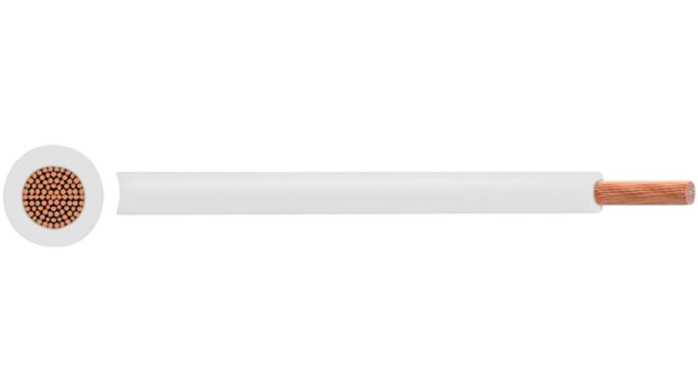 Tri Rated PVC 1.00mm HO5V2-K White 100m