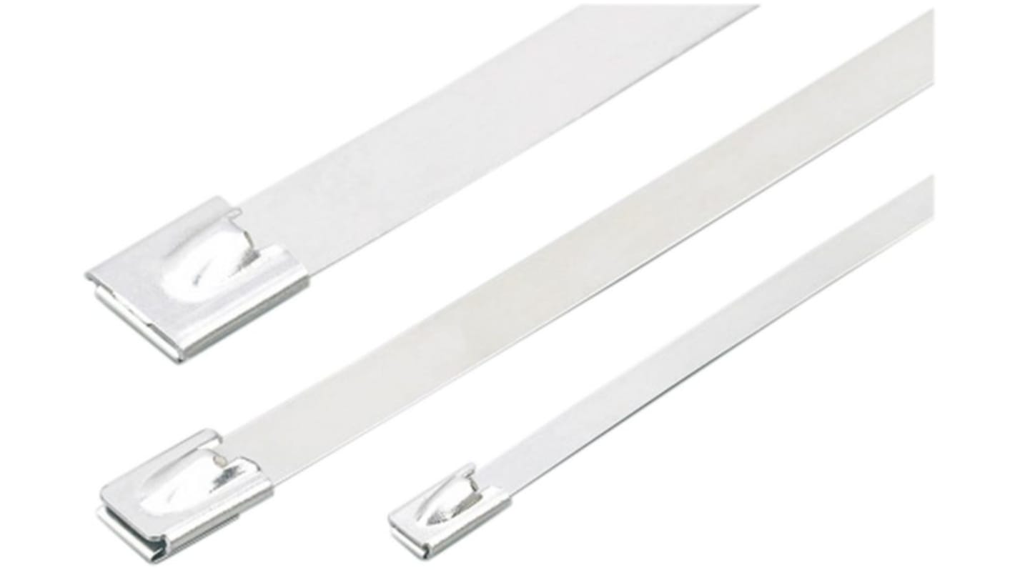 Metal Cable ties with Ball-Lock 200mm