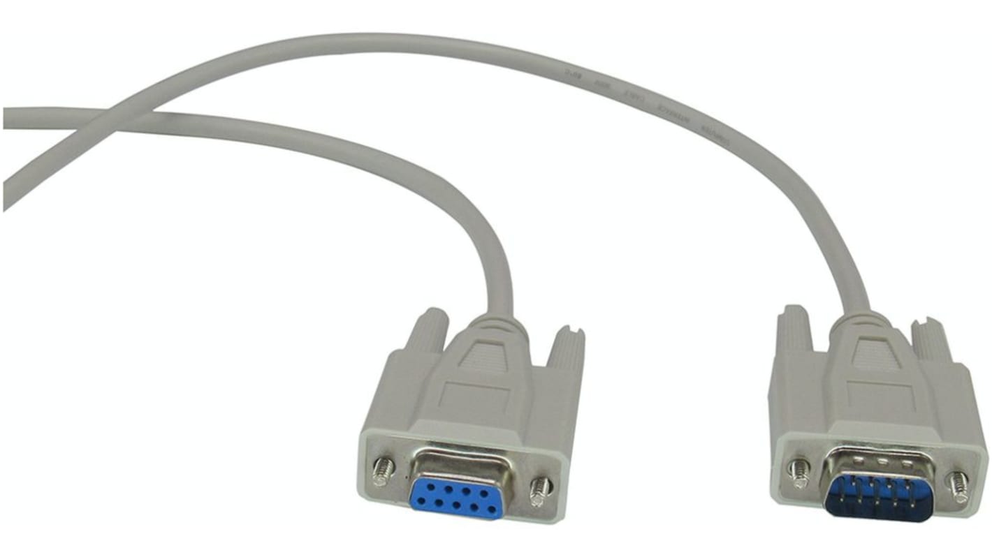 D-Sub cable 1.8 m Beige 9-Pin M/F