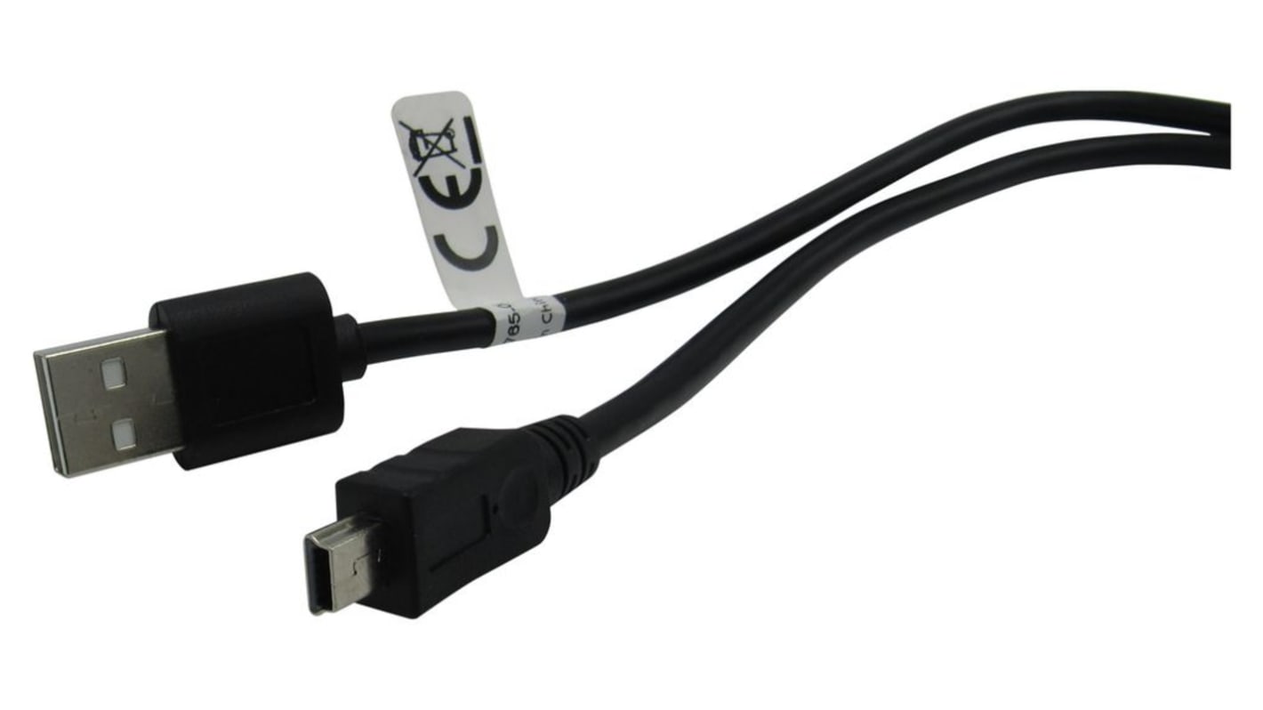 Mini USB 2.0 cable 1.8m Black