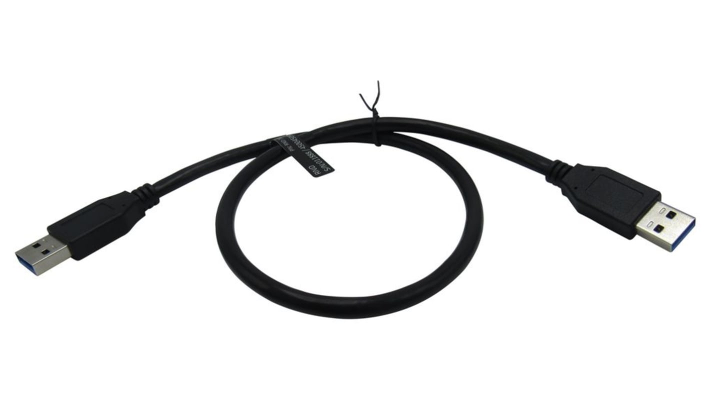 USB 3.0 cable 0.5m Black M/M