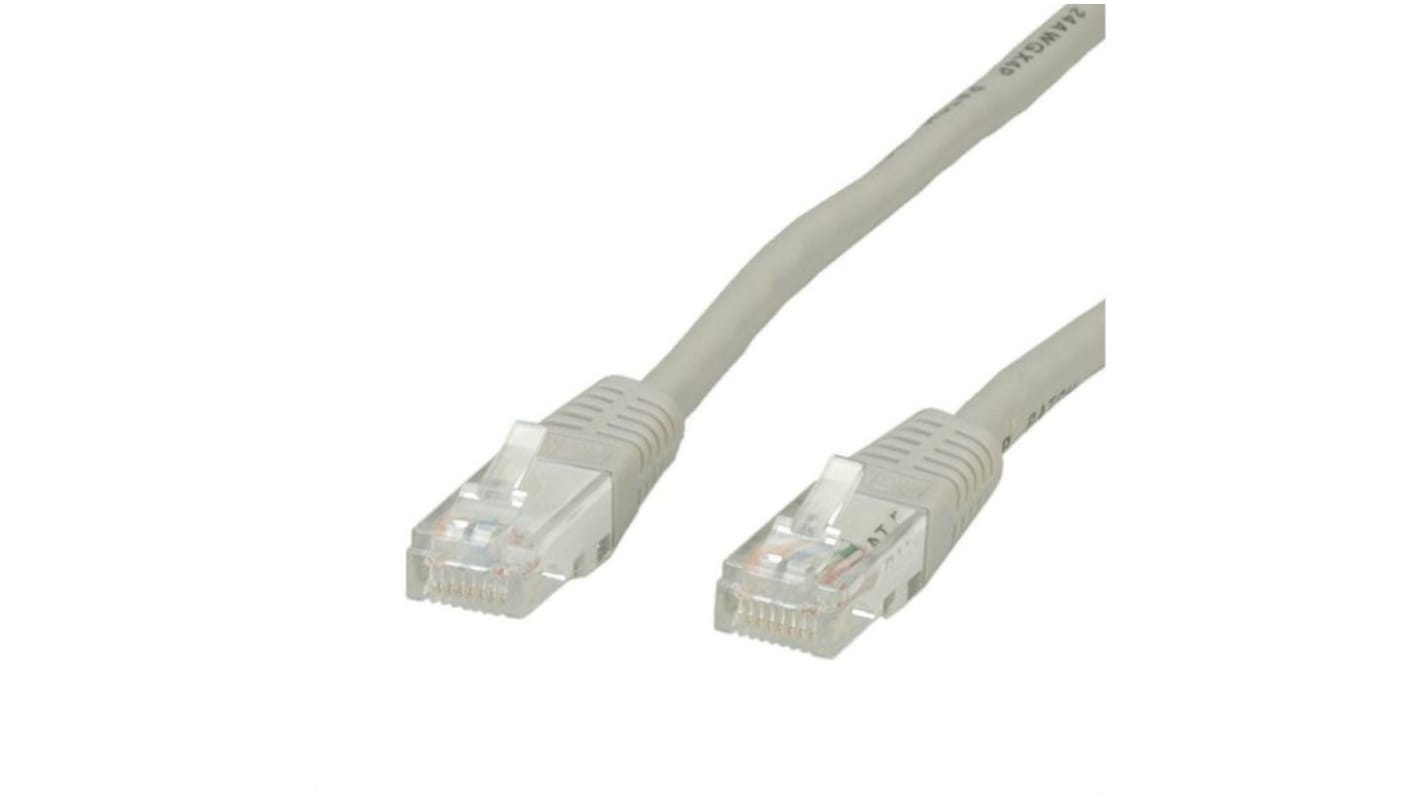 Cable Ethernet Cat5e SF/UTP RND de color Gris, long. 10m, funda de PVC