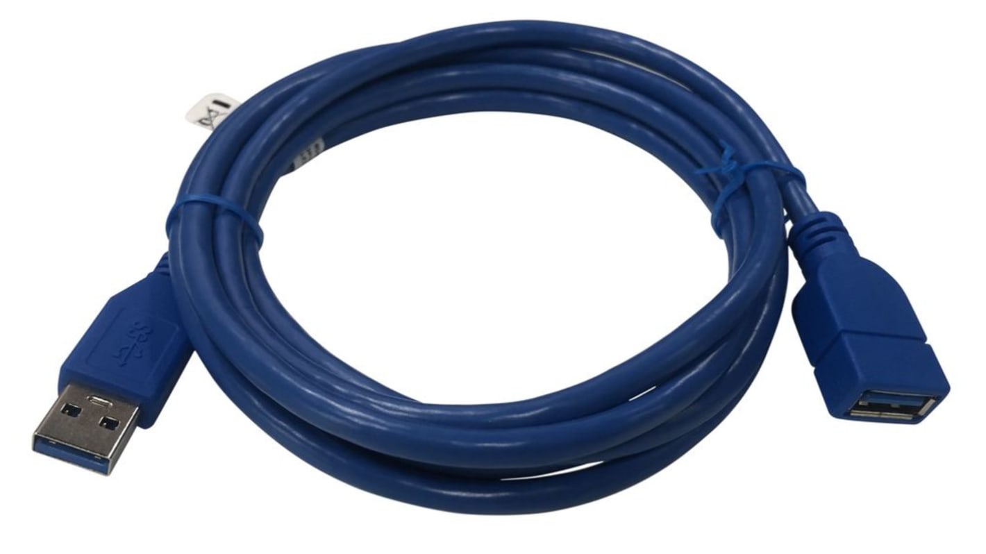 RND USB 3.0, Male USB A to Female USB A, 3m