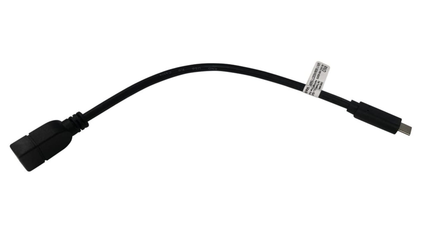 RND USB 3.0, Male USB C to Female USB A, 200mm