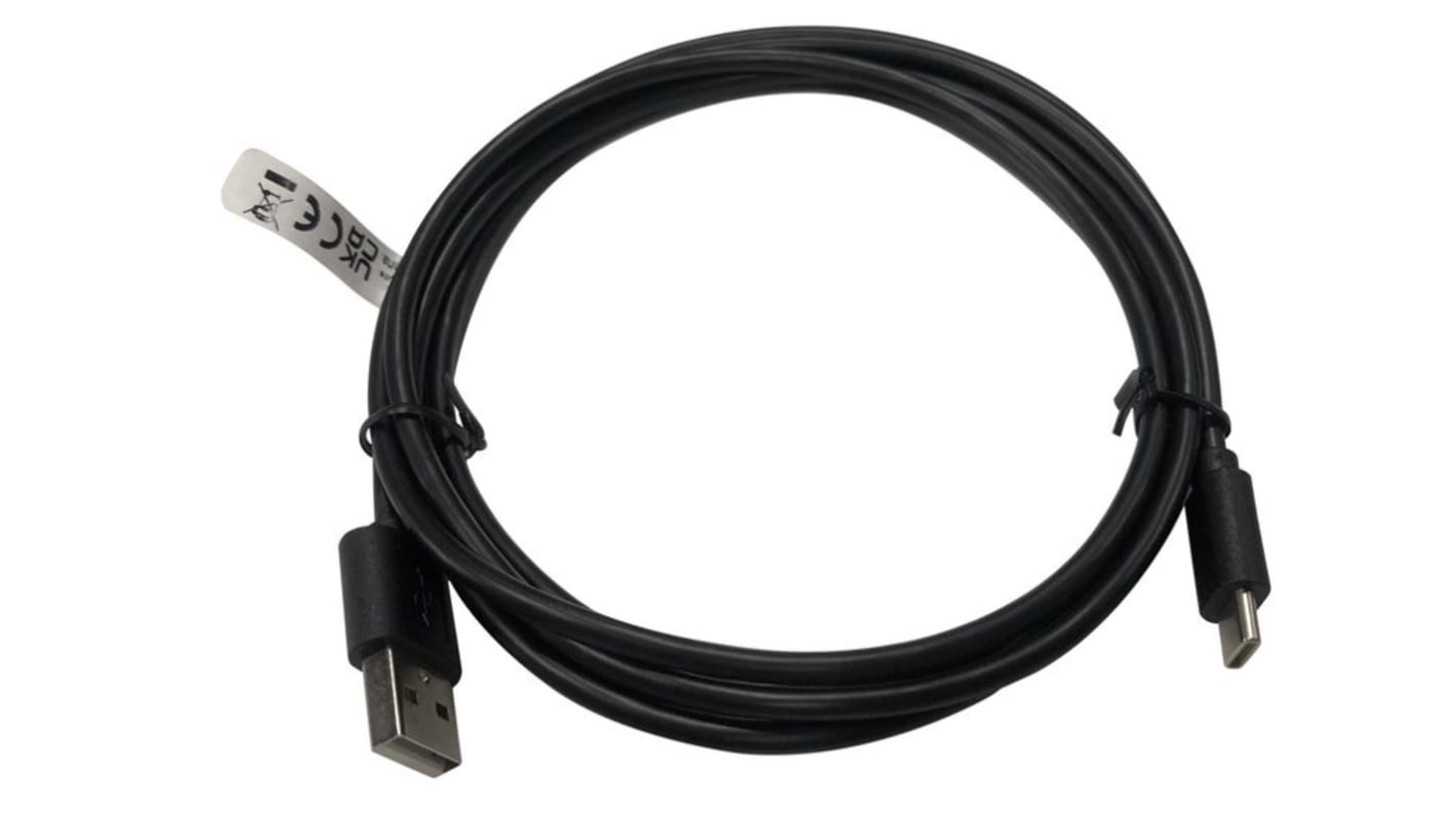 RND USB 2.0, Male USB A to Male USB C, 2m