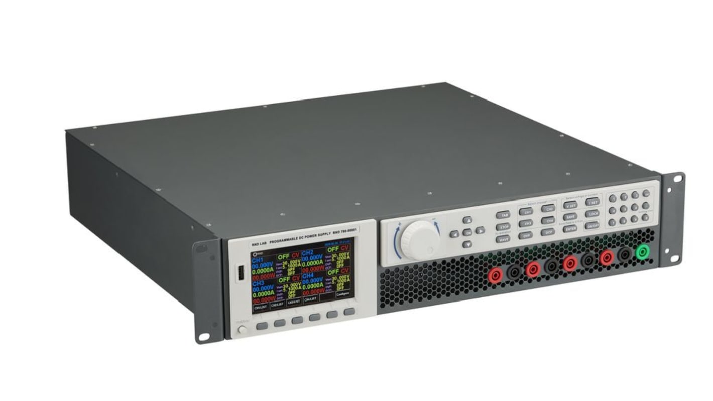 RND RND 790 Series Digital Bench Power Supply, 30V, 5A, 4-Output, 600W