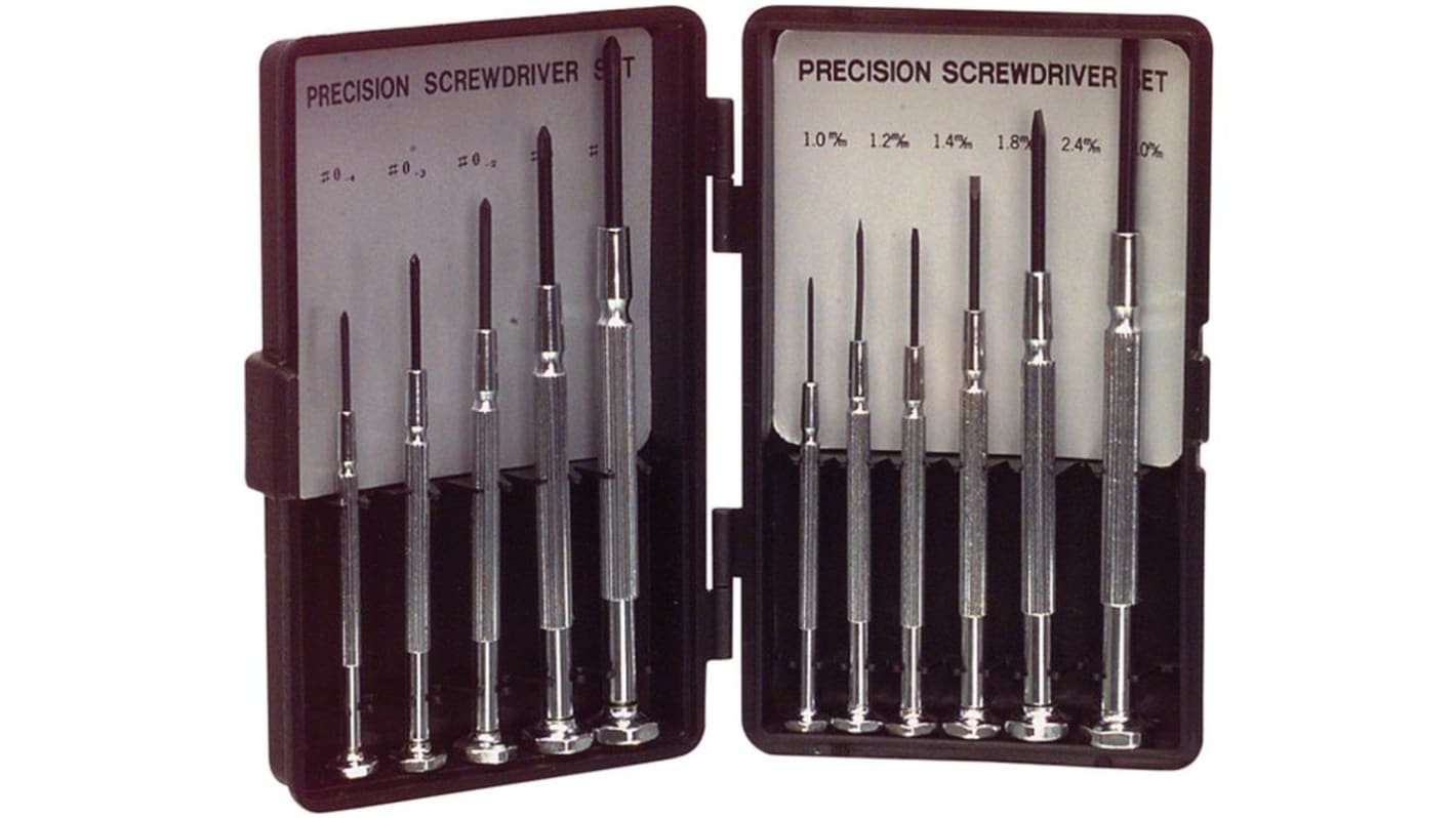 RND Standard; Phillips Precision Screwdriver Set, 11-Piece