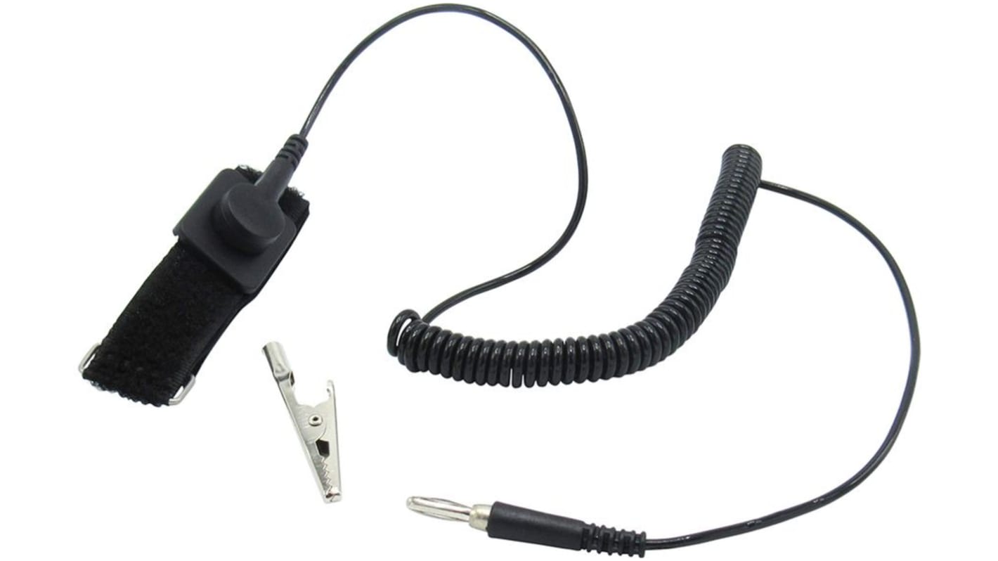 Anti-static wrist strap, including spira