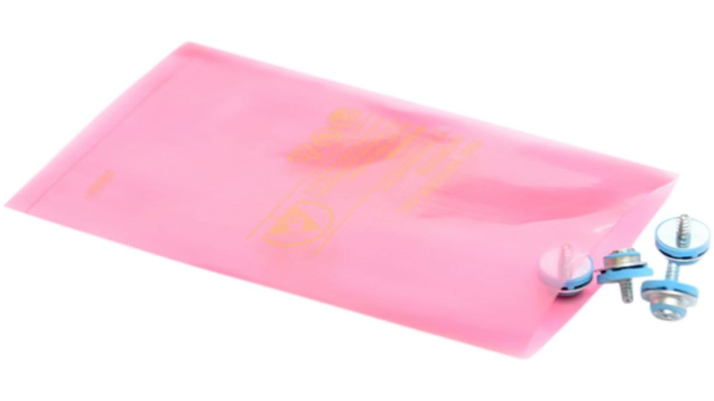 Pink Antistatic Bag 12"x16" 300g pk100
