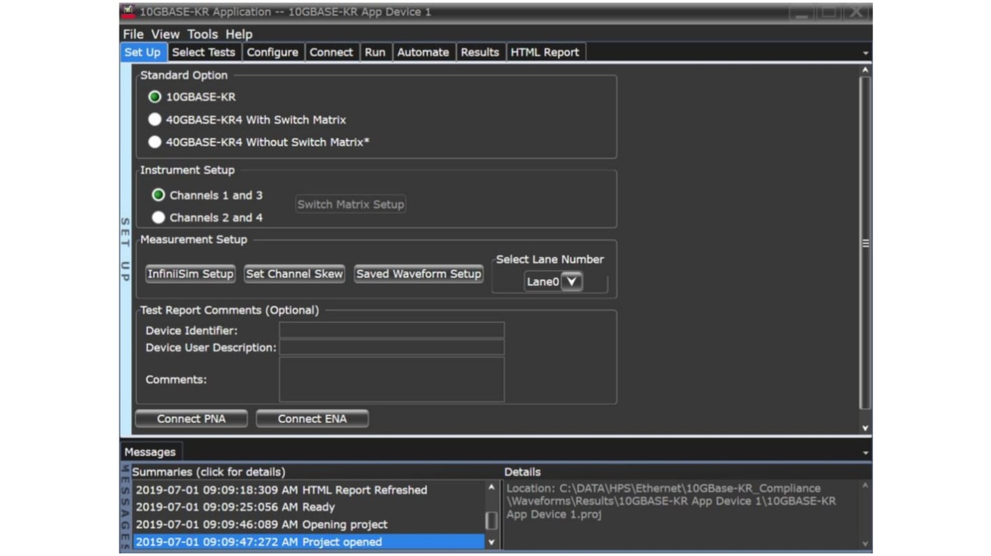 Oscilloscope Analysis Oscilloscope Software for Use with Infiniium Series