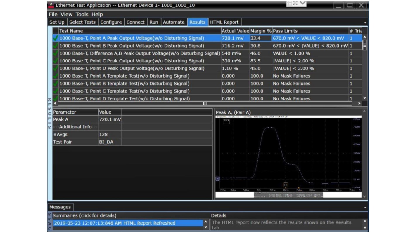Keysight 示波器软件, Infiniium 系列, Oscilloscope Analysis