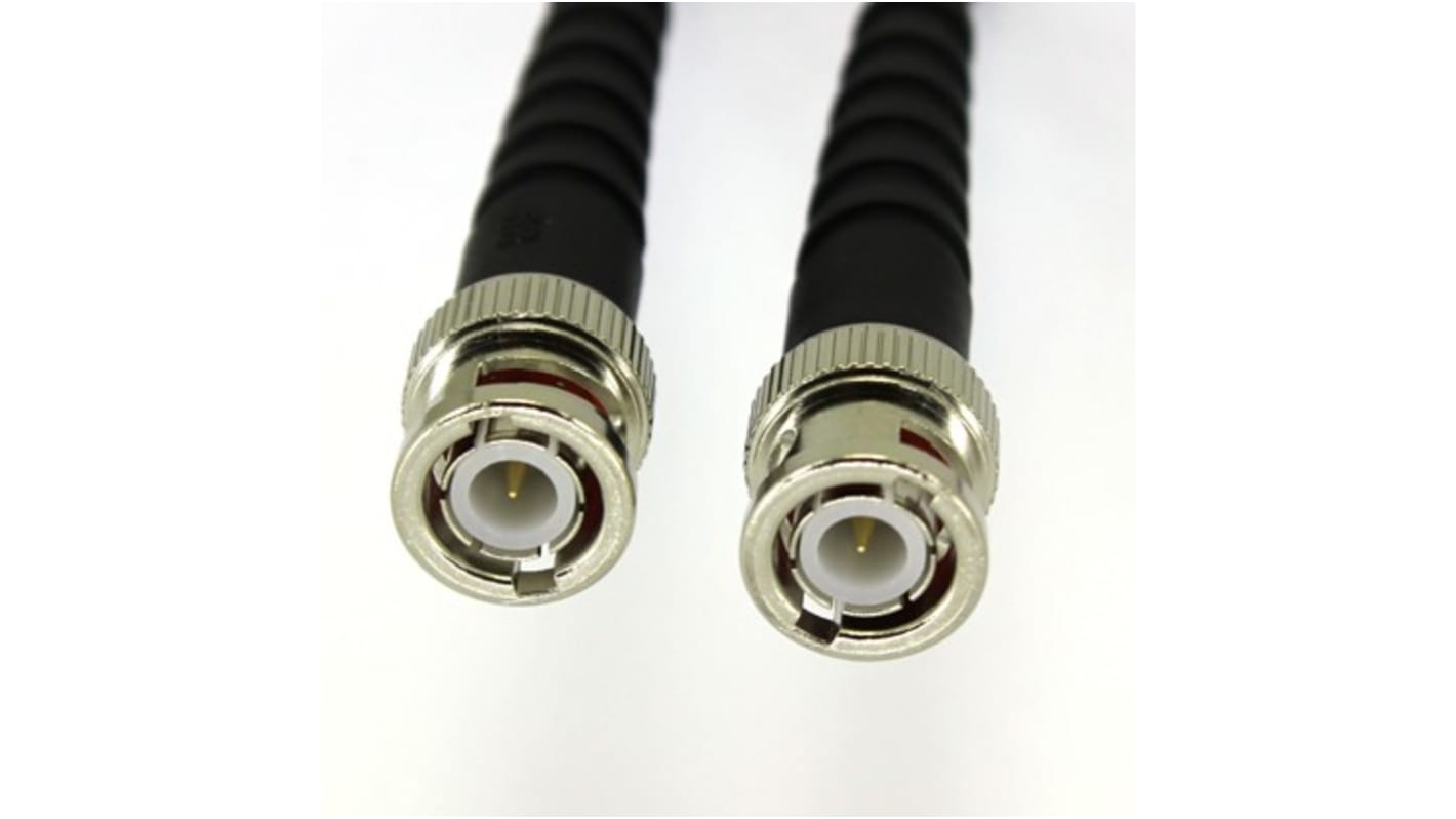 RS PRO Male BNC to Male BNC, 15m, RG58 Coaxial, Terminated50 Ω