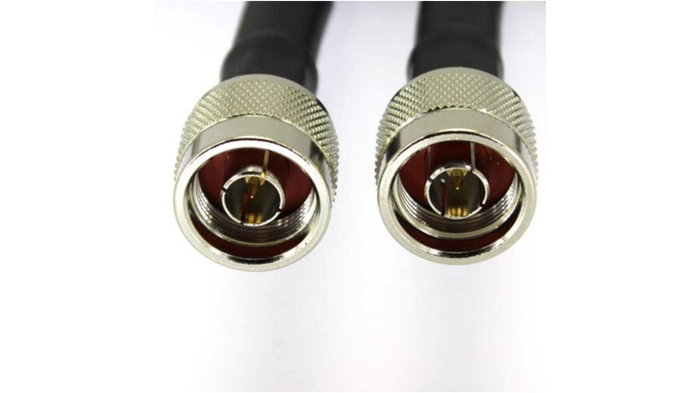 RS PRO Male N Type to Male N Type, 3m, RG213 Coaxial, Terminated50 Ω