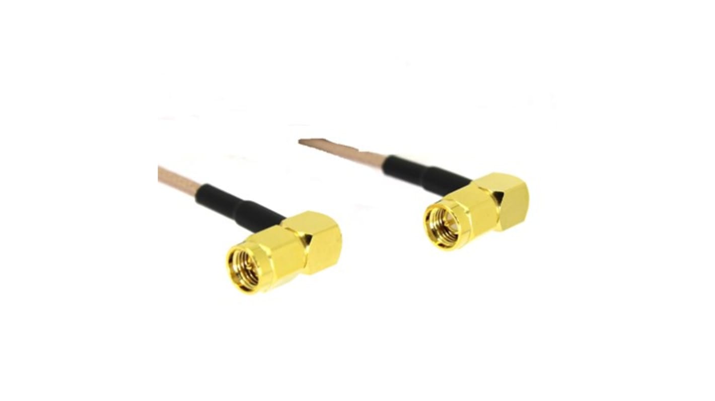 RS PRO Male SMA to Male SMA, 500mm, RG316 Coaxial, Terminated50 Ω