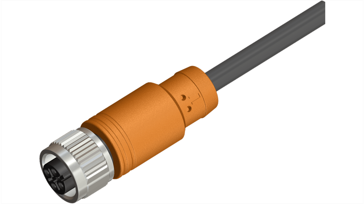Cavo per attuatore o sensore RS PRO 4 cond. M12 Femmina, L. 10m