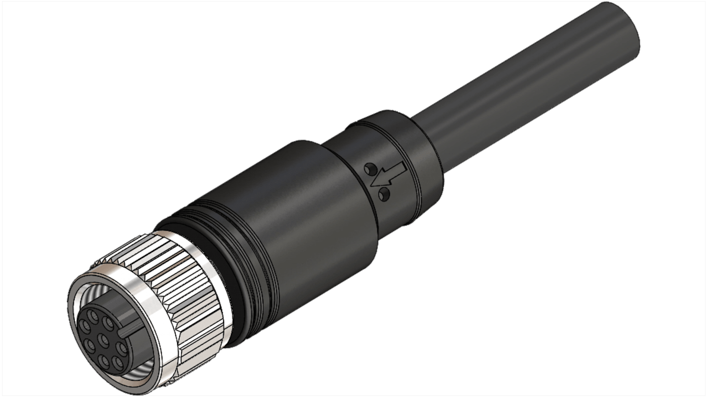 Kabel do siłownika/czujnika ze złączem Złącze M12 liczba rdzeni 8 długość 8m Rodzaj A Żeńskie