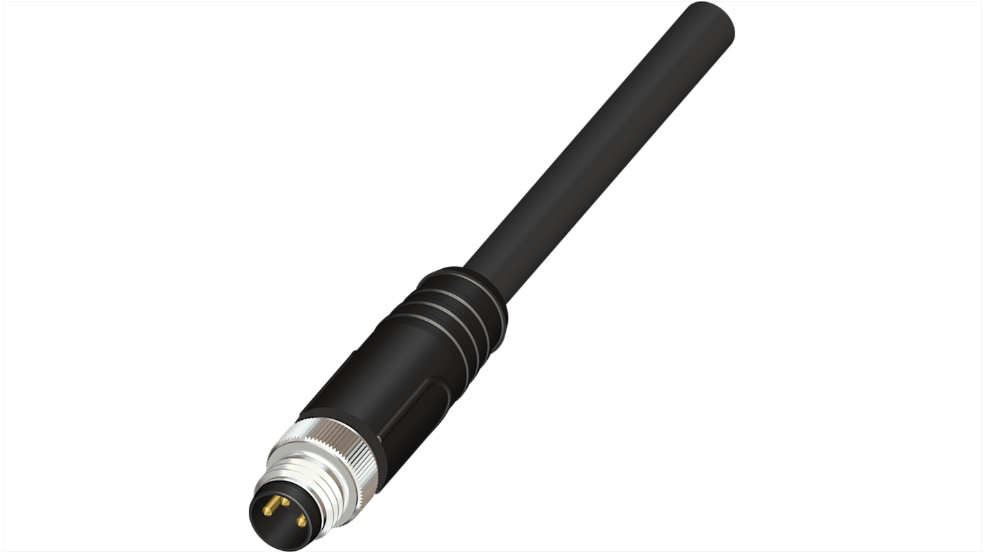 RS PRO Straight Male 3 way M8 to Actuator/Sensor Cable, 1m