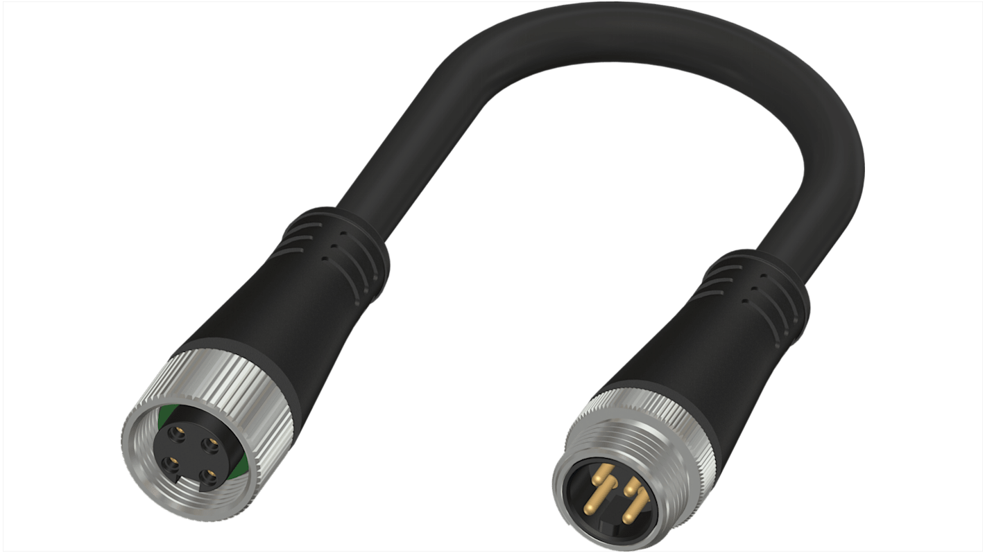 Kabel do siłownika/czujnika Złącze A Okrągłe 7/8 cala liczba rdzeni 4 długość 5m Rodzaj A Żeńskie Złącze B Okrągłe 7/8