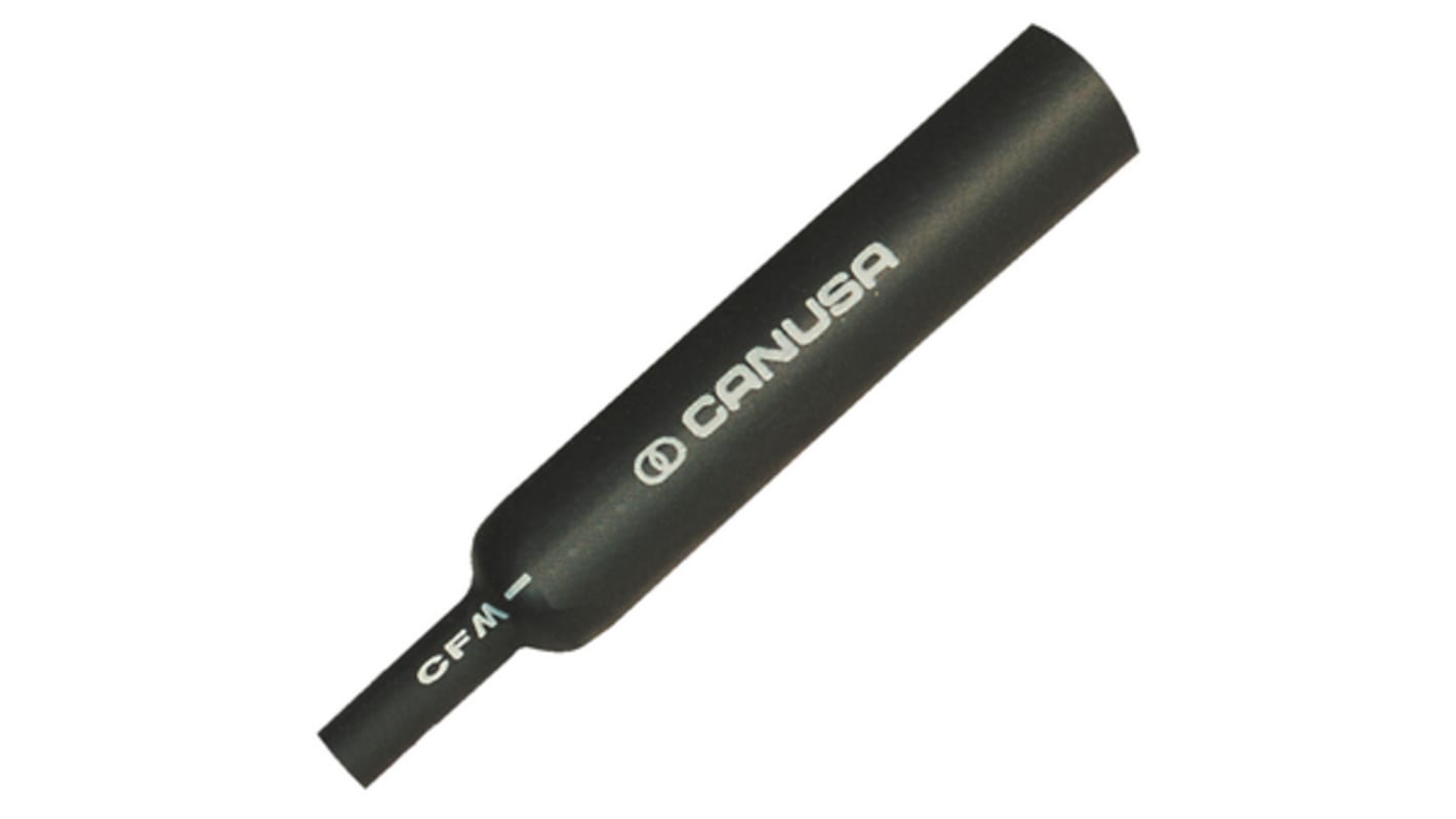 Heat Shrink PO 70x25mm 3:1 BLK 1.2M