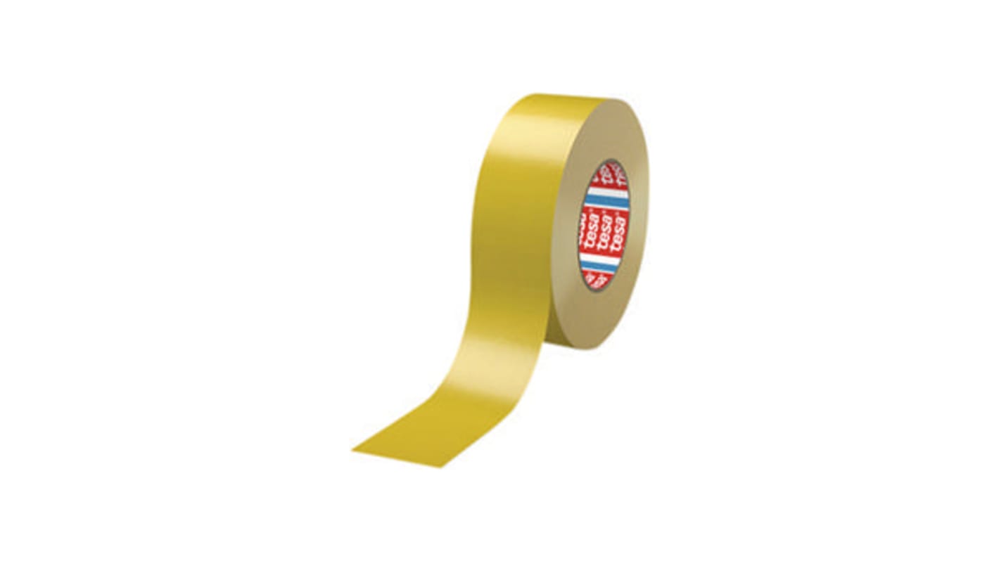 Tesa 4688 Yellow PE Extruded Cloth Cloth Tape, 50mm x 25m