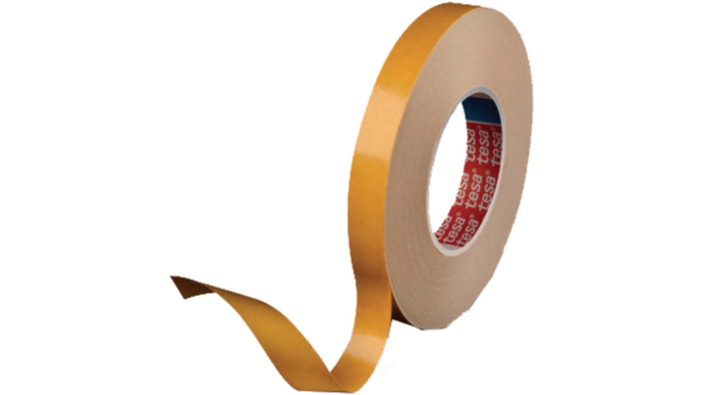Tesa 4952 White Double Sided Plastic Tape, 1.15mm Thick, 8 N/cm, PE Foam Backing, 19mm x 5m