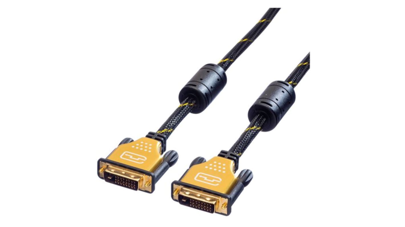 Roline, Male DVI-D to Male DVI-D Cable, 3m