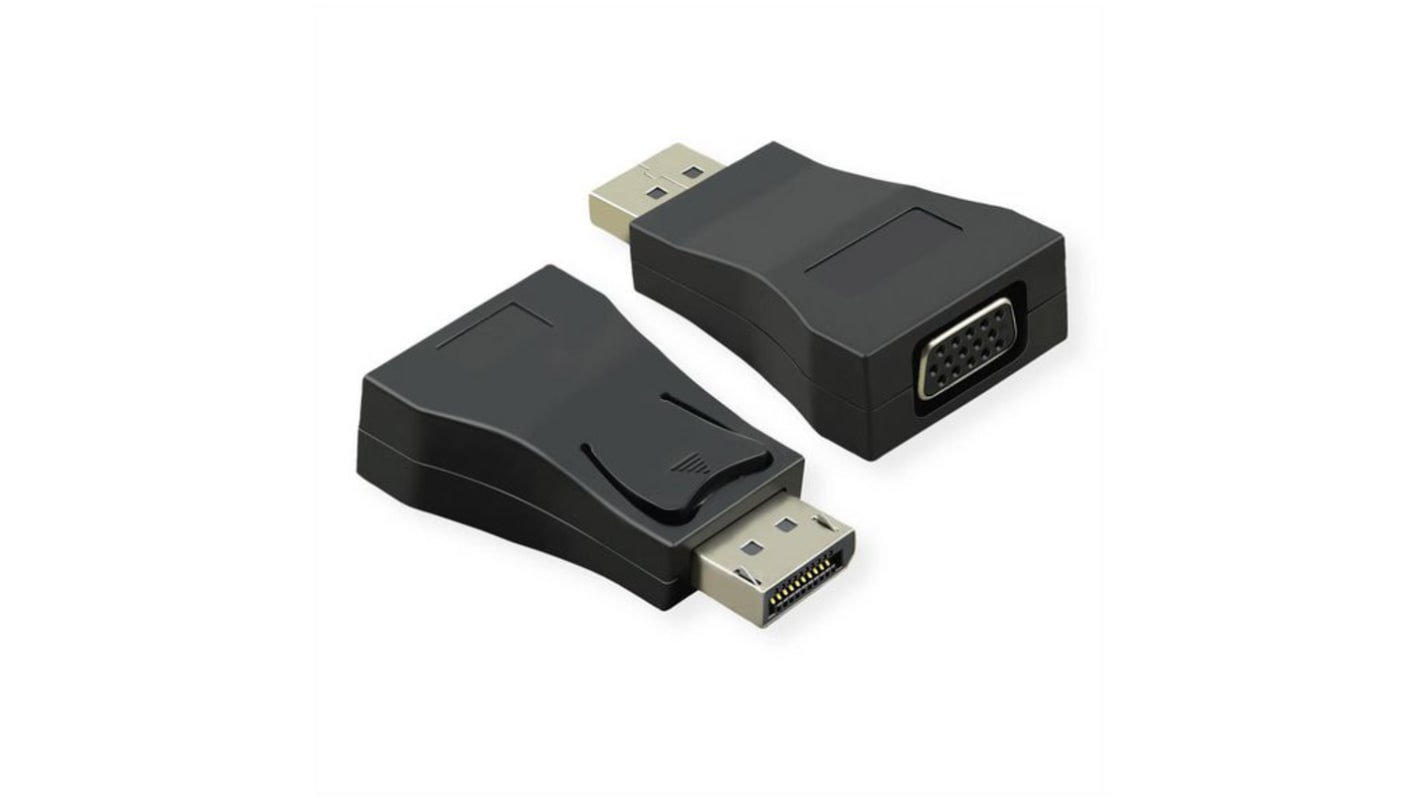 Adaptador AV Value Recto de DisplayPort Macho a VGA Hembra