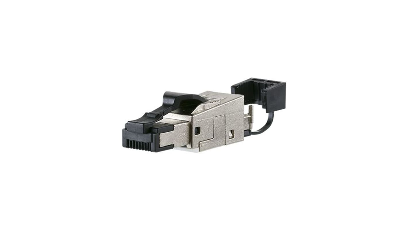 Conector Ethernet Cat6a Macho Metz Connect, apantallado