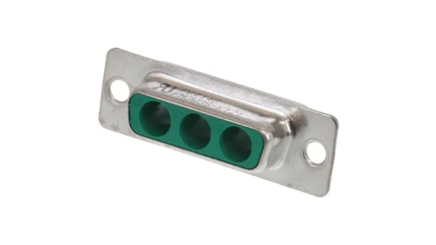 FCT FM 10 Way Horizontal D-sub Connector Socket