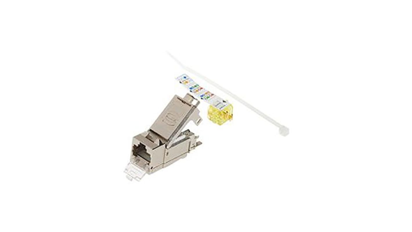 HARTING Socket Ethernet Connector, Cable Mount, Cat6 1 Port