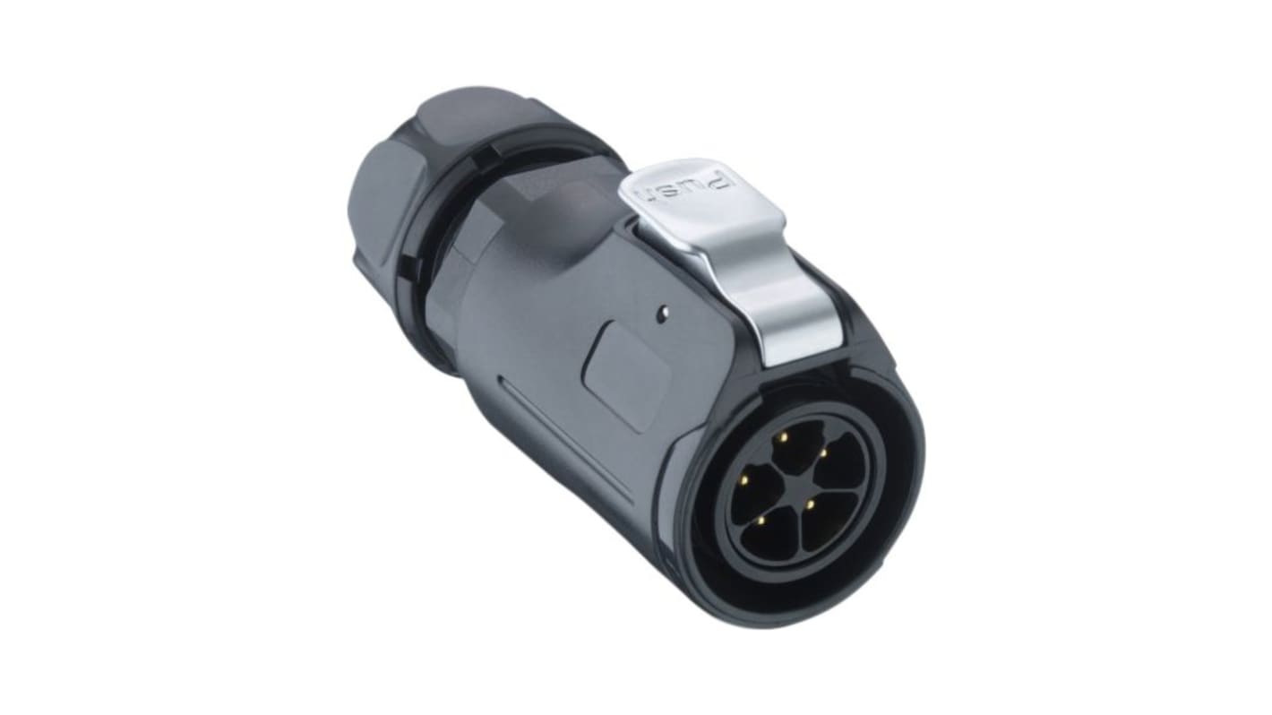 Cable Plug, Sz20, 8.5-10.5mm, Soldr, 12P