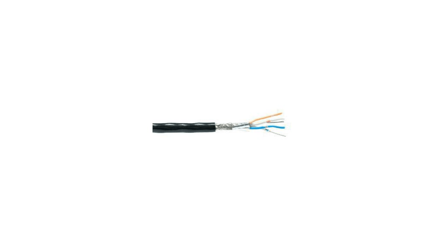 MP PVC RS-485 1x2x0.32mm2 SF/TP BLK 152M