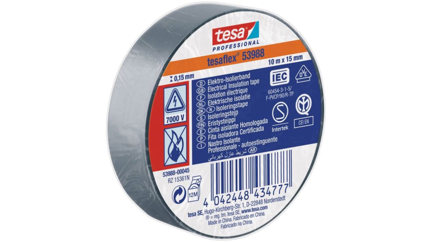 SPVC Electrical Tape Grey 19mm x 25m