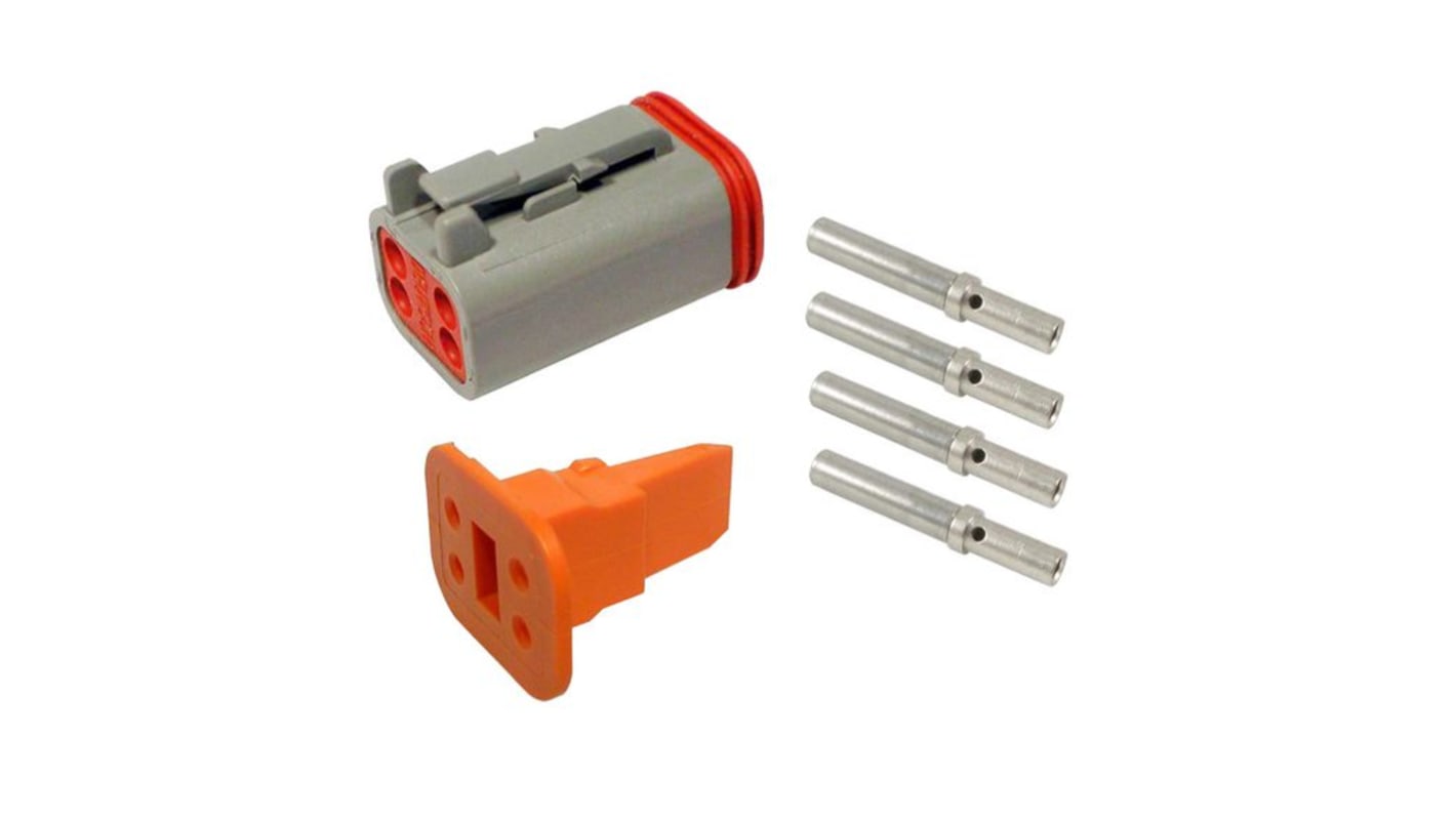 TE Connectivity, DT Automotive Connector Accessory 4 Way DT06-4S-KIT