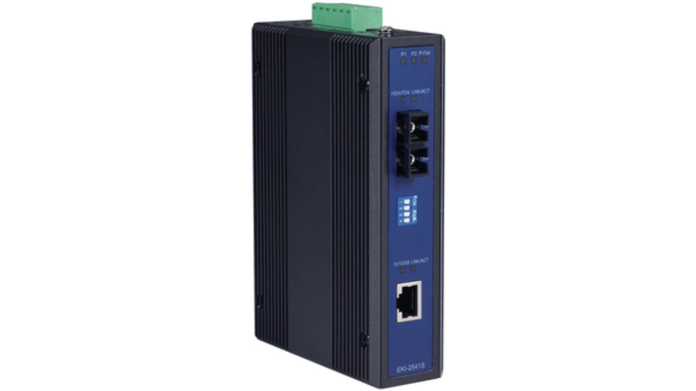 Advantech Medienkonverter 100Mbit/s, Halbduplex/Vollduplex 2km, Anschluss: RJ45, SC