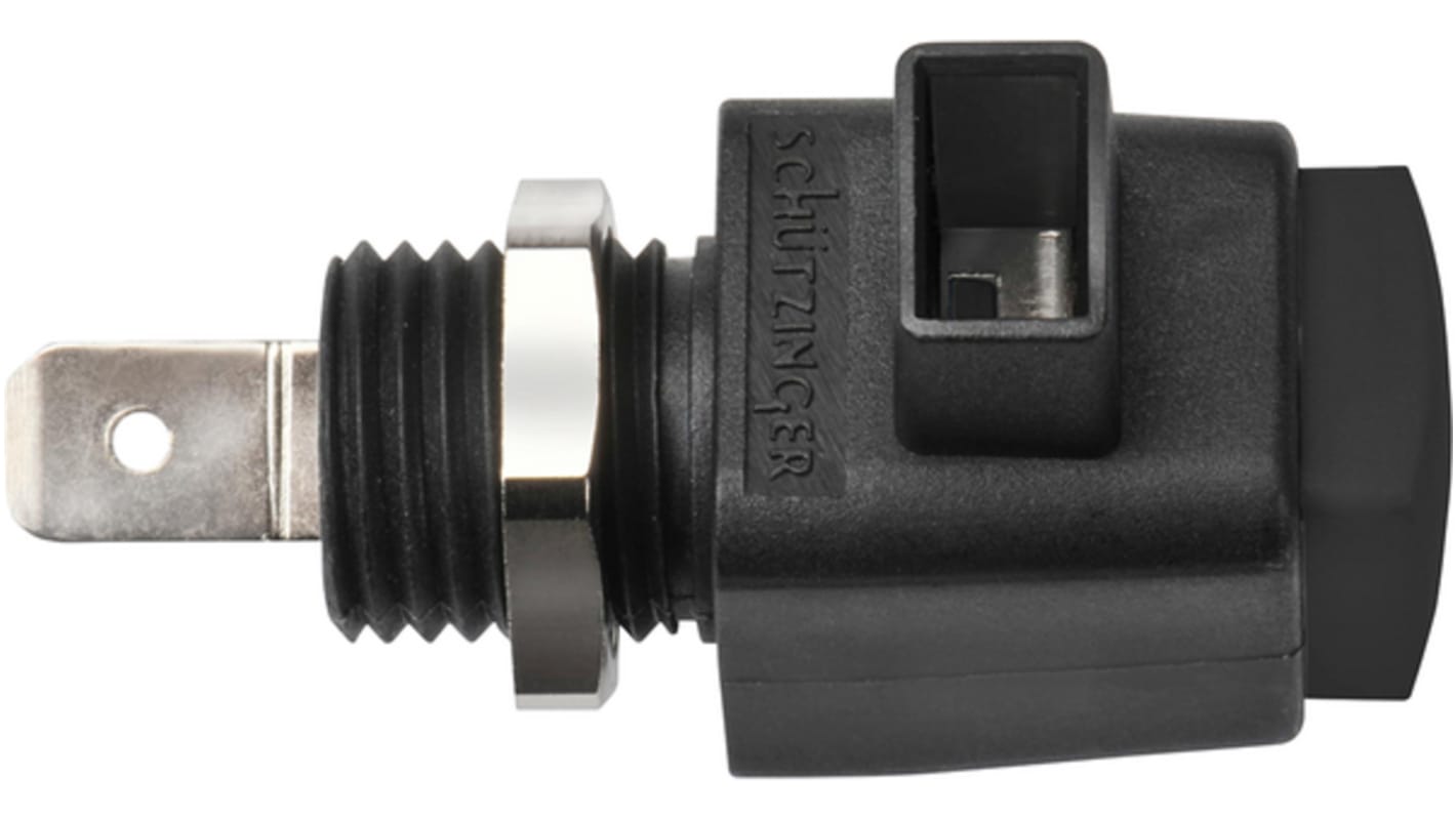 Schutzinger Black Terminal Post, 300V, 16A