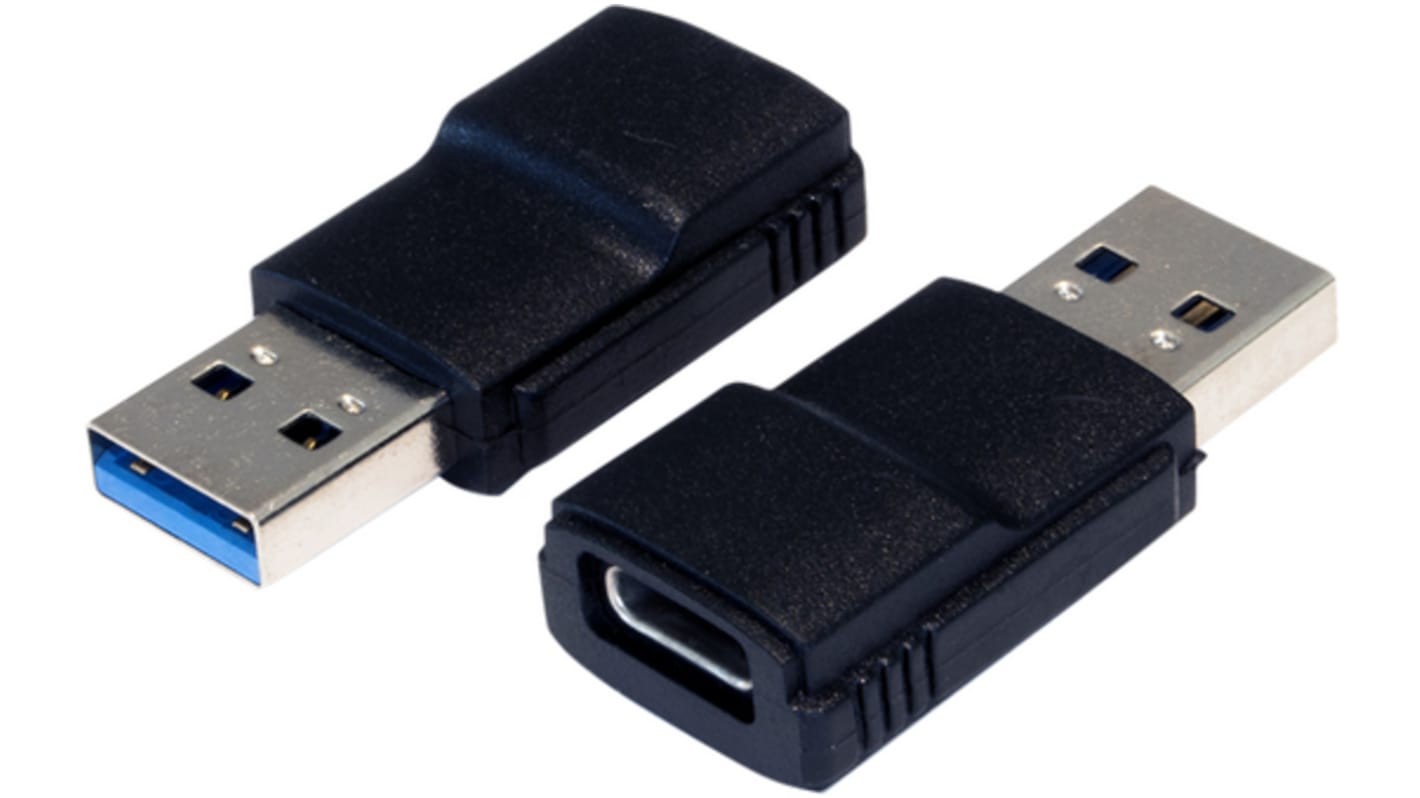 Adaptador USB Exsys EX-47991, Macho a Hembra, Recto, Versión 3.2