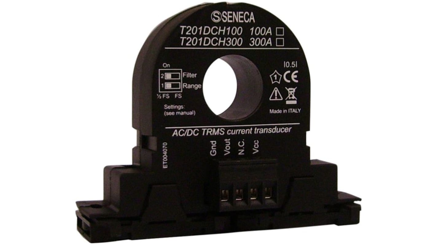 Seneca T201 Series Current Sensor, 4 → 20 mA Output, 9-28 VDC