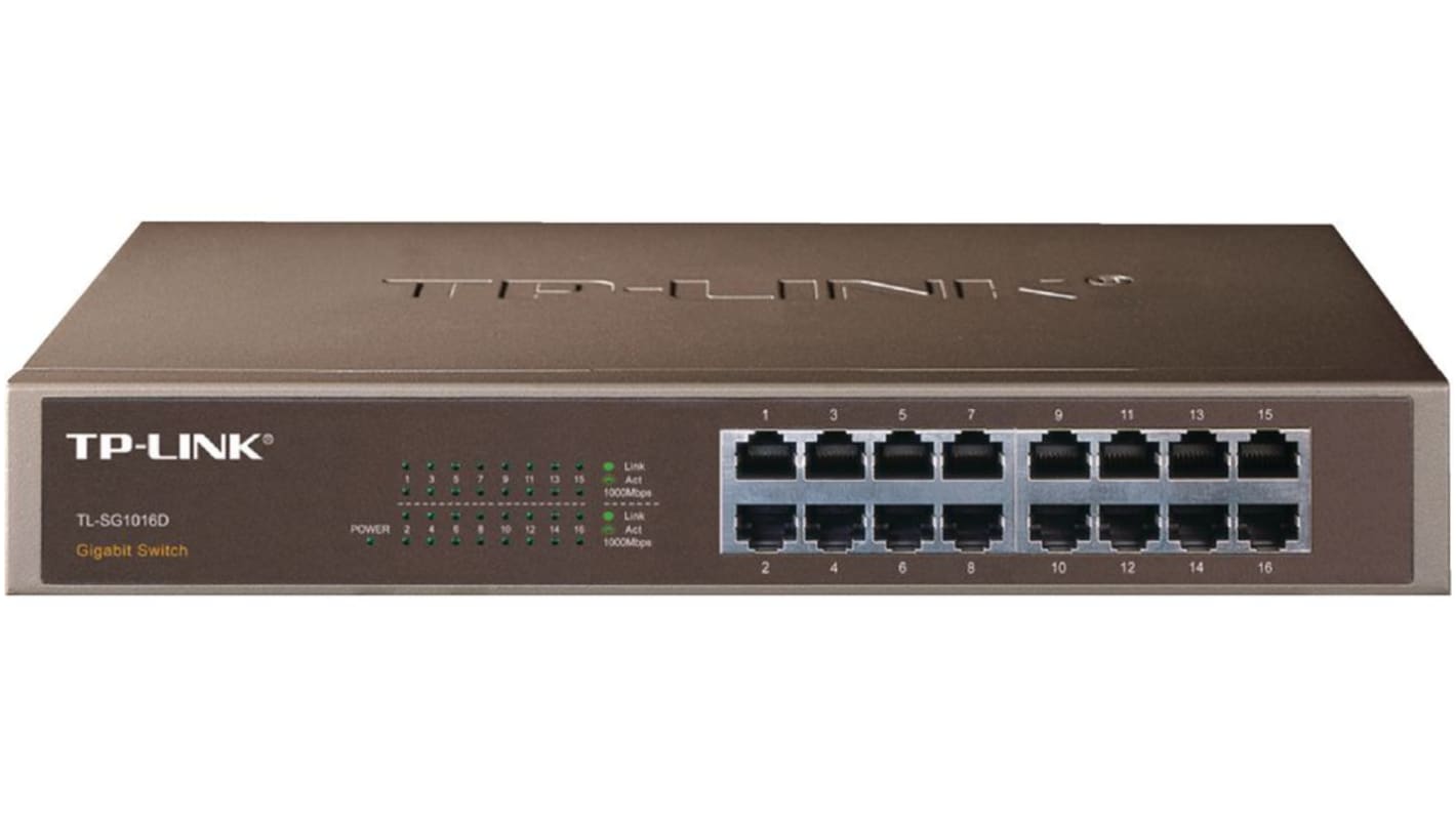 TP-Link TL-SG1016D Gigabit-Switch 16-Port Unmanaged