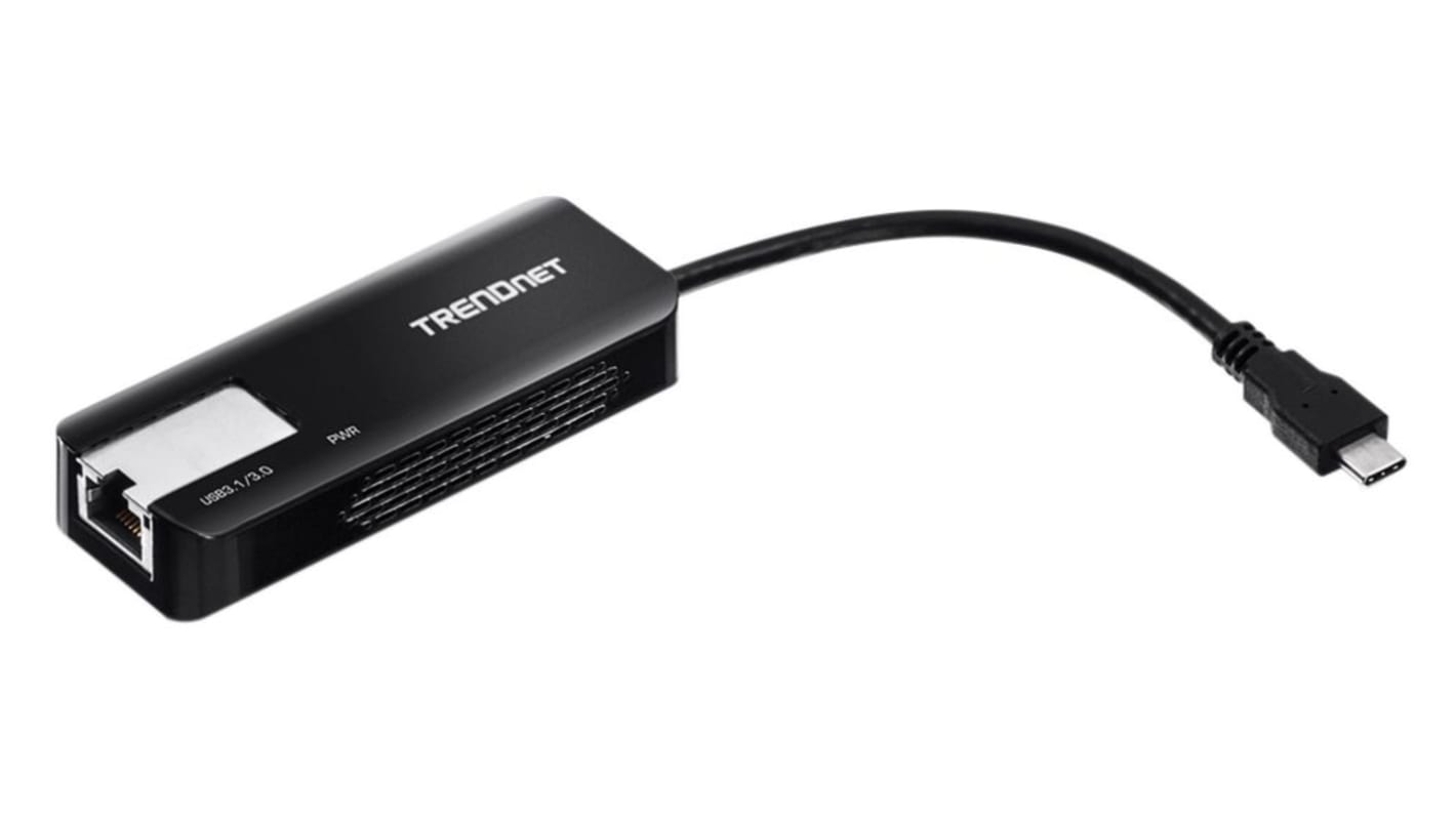 Trendnet USB 3.1 Netværksadapter porte, USB 3.1 type C, han til RJ45, 5000Mbit/s