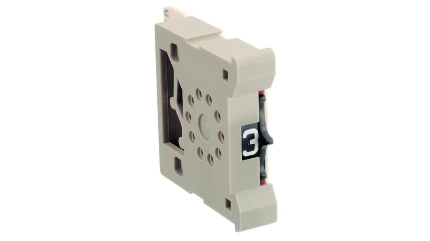 Crameda Intersys U Series Push Button Switch, Momentary, Flush Mount, 250V
