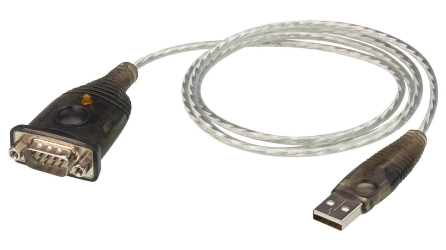Aten USB 2.0, Male USB A to Male 9 Pin D-sub, 1m