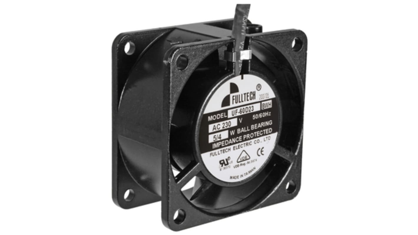 Sepa Axial Fan, 230 V ac, ac Operation, 238 - 14.3m³/h, 5/4W, 60 x 60 x 30mm