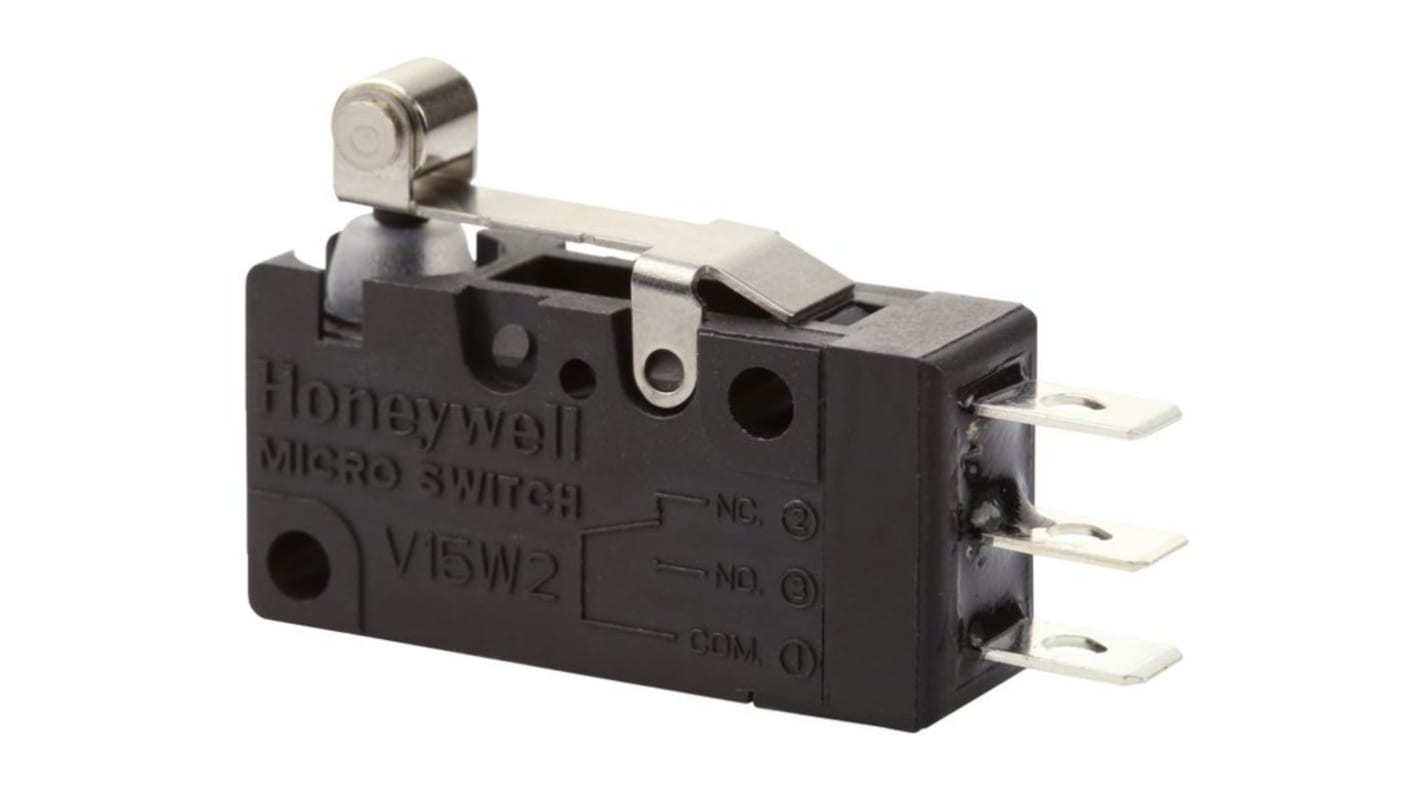 Łącznik Micro z dźwignią z rolką Honeywell SPDT, SPNC, SPST IP67