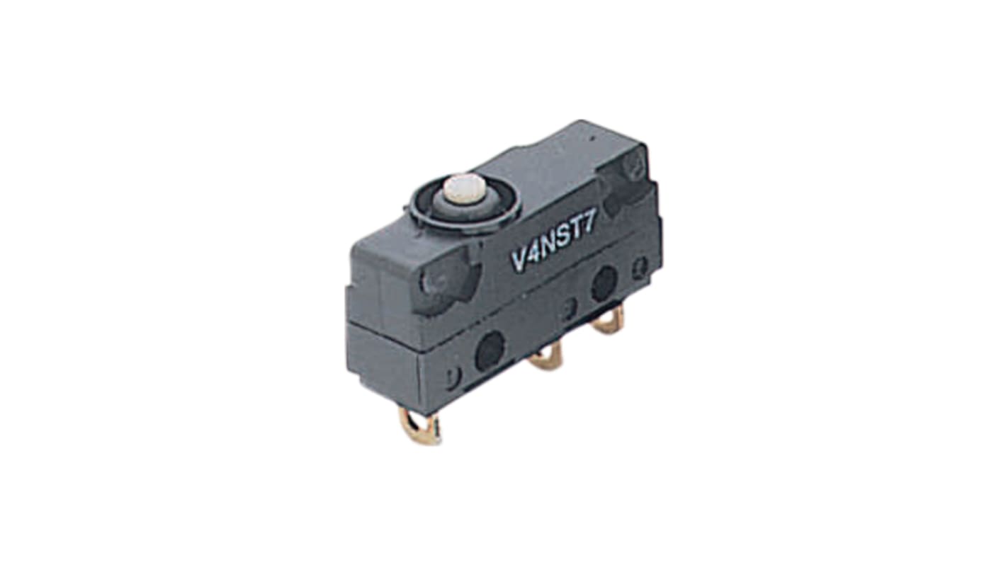 Saia-Burgess Plunger Micro Switch, Solder Terminal, 5A, Change-over, IP67