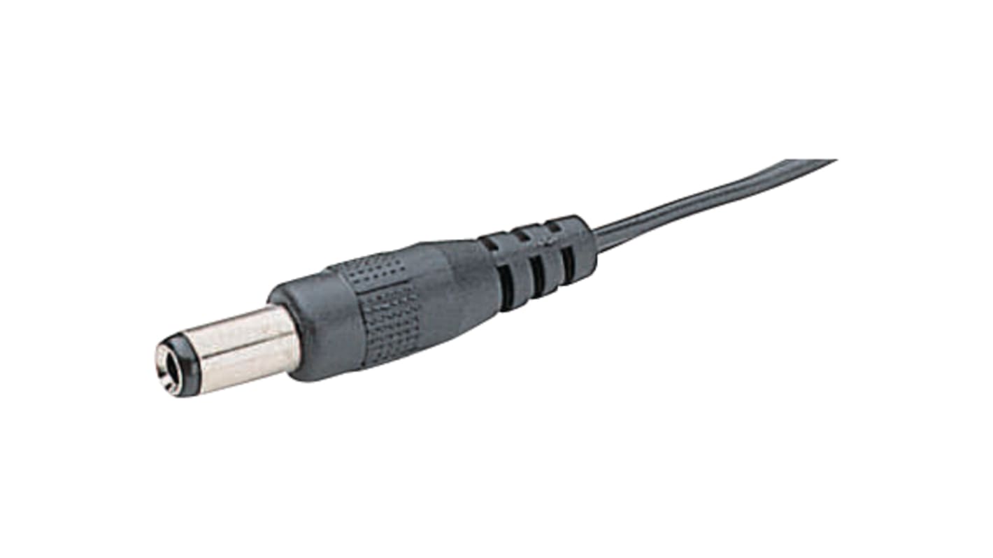 Kabel zasilający 2 Core Polichlorek winylu PVC Sheath Czarny